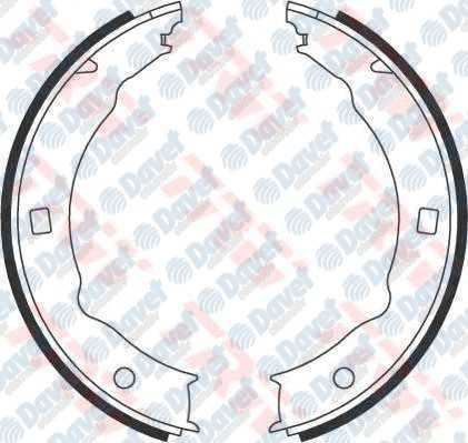 TRW GS8683 El Fren Balatasi Peugeot P406 D8/D9. P607 Olcu:185*30mm